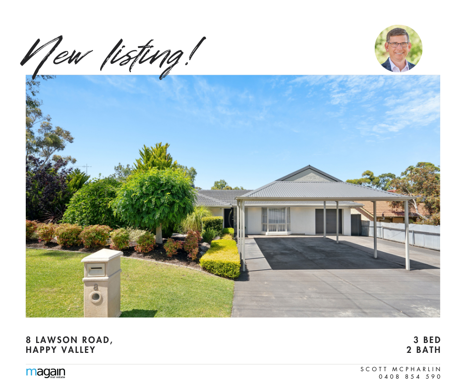 8 Lawson Rd, Happy Valley - New Listing Scott McPharlin Real Estate - 3 Bed, 2 Bath Home